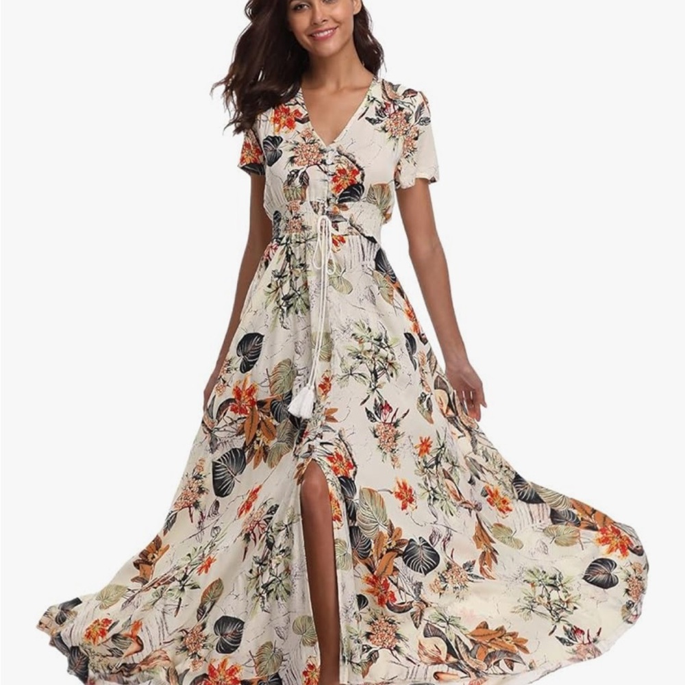NWOT • Floral Maxi Dress